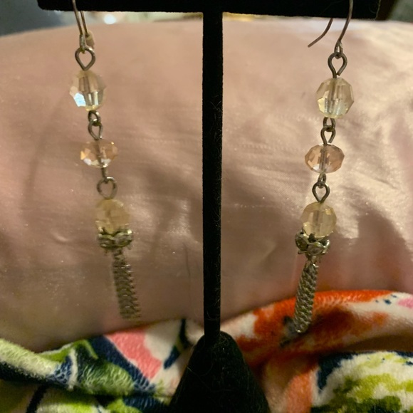 Hoops , chandelier and dangle earrings 4 pairs woman earrings - Picture 8 of 14